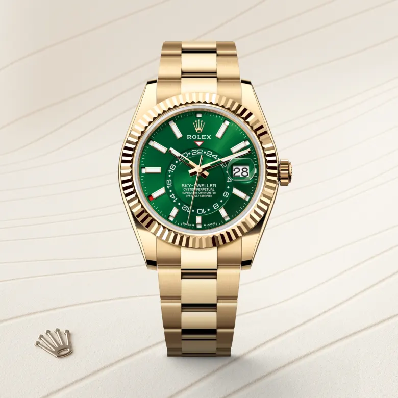 Rolex Sky-Dweller腕錶18K黃金款，M336938-0007 - 永新鐘錶