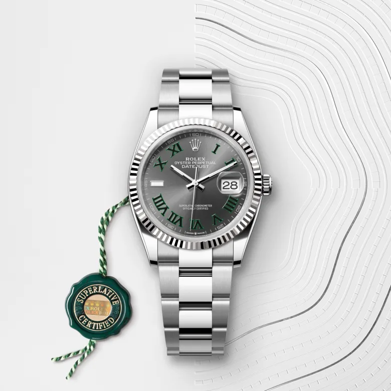 Rolex Datejust 36腕錶白色黃金鋼（蠔式鋼與白色黃金的組合）款，M126234-0046 - 永新鐘錶