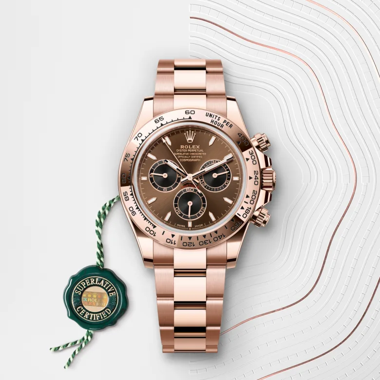Rolex Cosmograph Daytona腕錶18K永恒玫瑰金款，M126505-0005 - 永新鐘錶