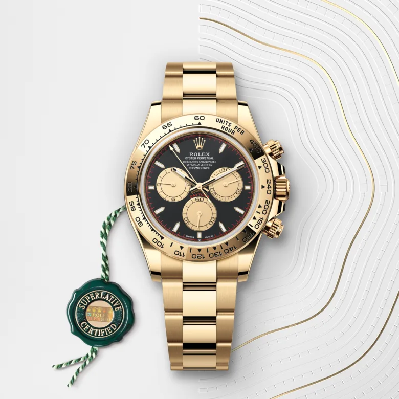 Rolex Cosmograph Daytona腕錶18K黃金款，M126508-0002 - 永新鐘錶