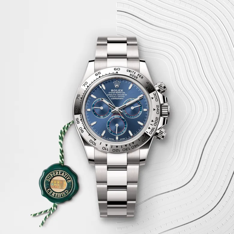 Rolex Cosmograph Daytona腕錶18K白色黃金款，M126509-0005 - 永新鐘錶