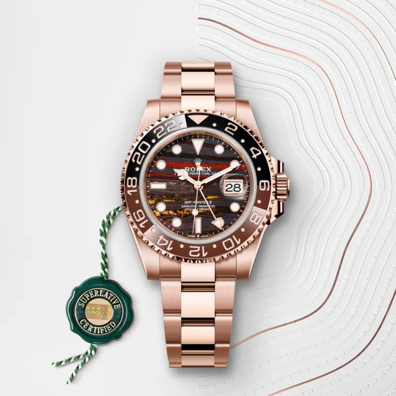 Rolex GMT-Master II腕錶18K永恒玫瑰金款,M126715CHNR-0002 - 永新鐘錶