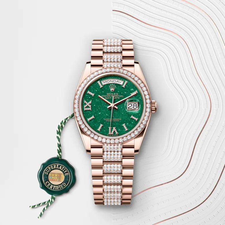 Rolex Day-Date 36腕錶18K永恒玫瑰金款,M128345RBR-0069 - 永新鐘錶