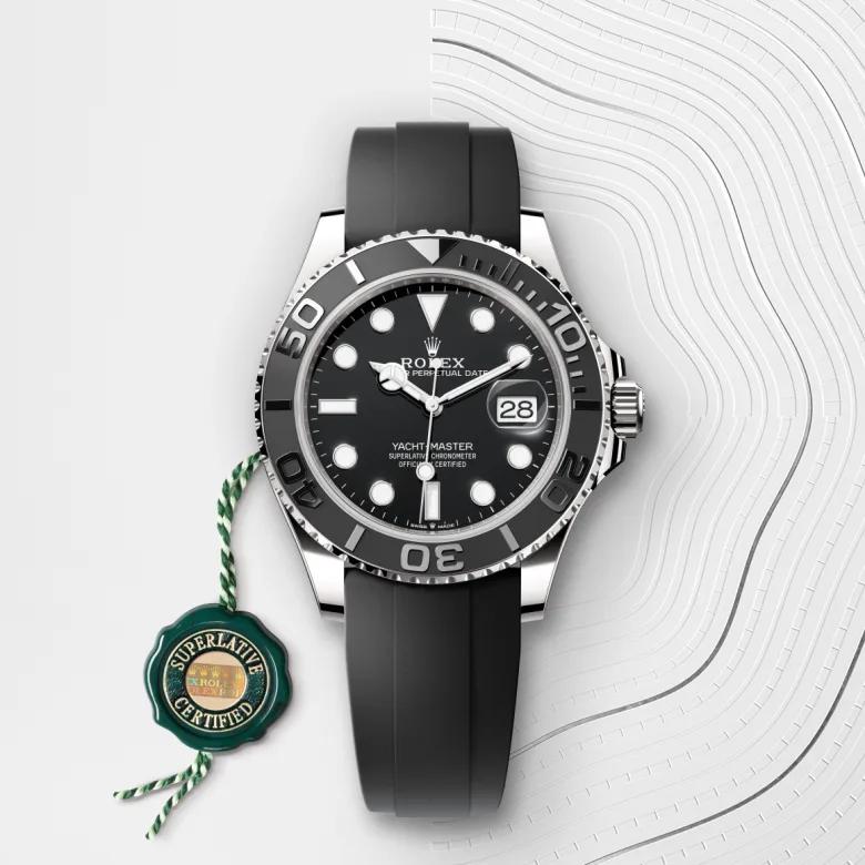 Rolex Yacht-Master 42腕錶18K白色黃金款，M226659-0002 - 永新鐘錶