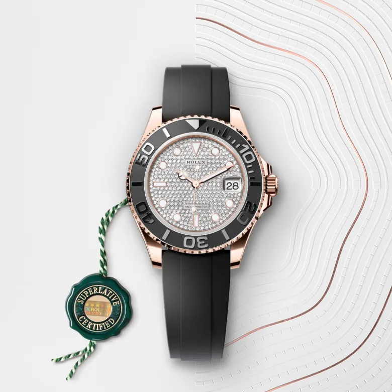 Rolex Yacht-Master 37腕錶18K永恒玫瑰金款,M268655-0019 - 永新鐘錶