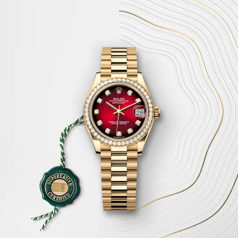 Rolex Datejust 31腕錶18K黃金款,M278288RBR-0041 - 永新鐘錶
