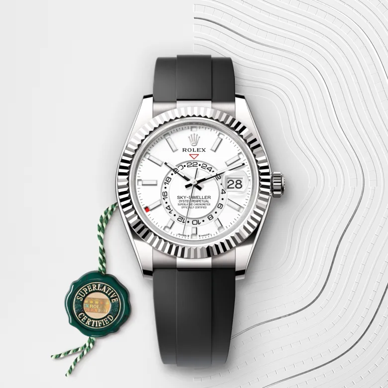 Rolex Sky-Dweller腕錶18K白色黃金款,M336239-0003 - 永新鐘錶