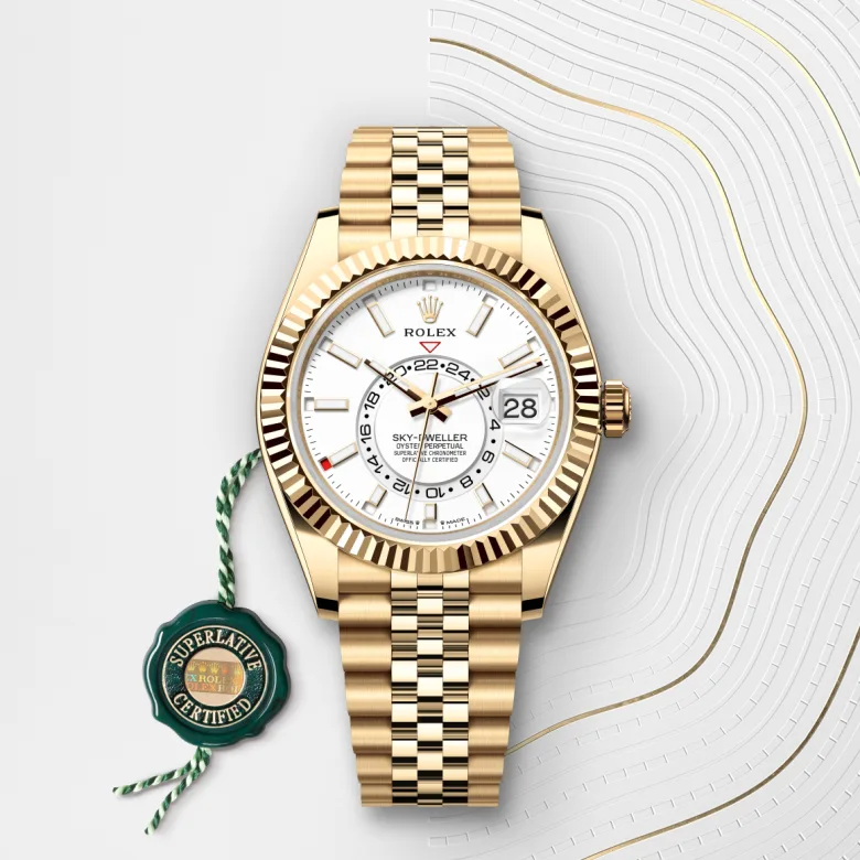 Rolex Sky-Dweller腕錶18K黃金款，M336938-0006 - 永新鐘錶