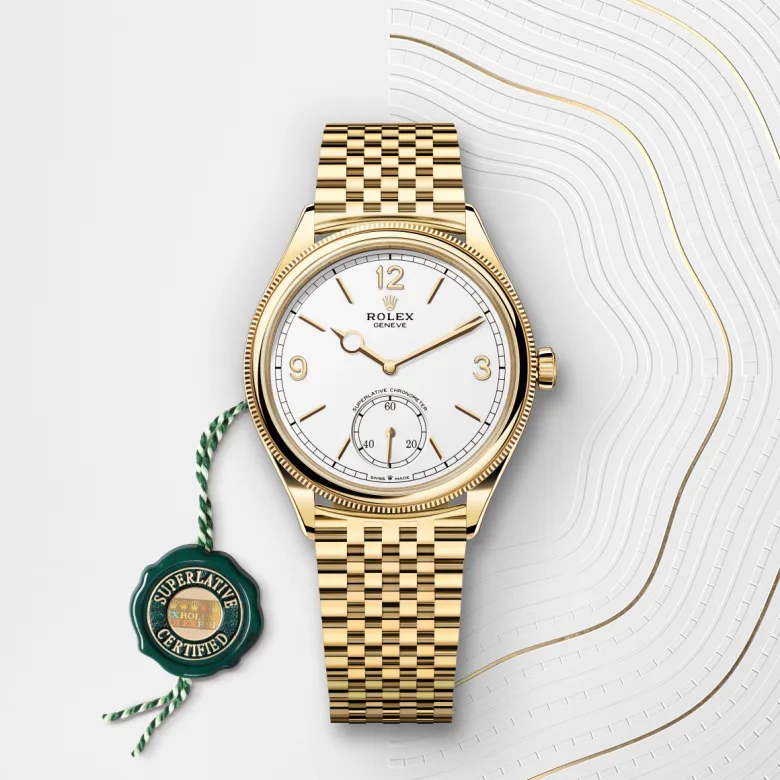Rolex 1908腕錶18K黃金款，M52508-0008 - 永新鐘錶