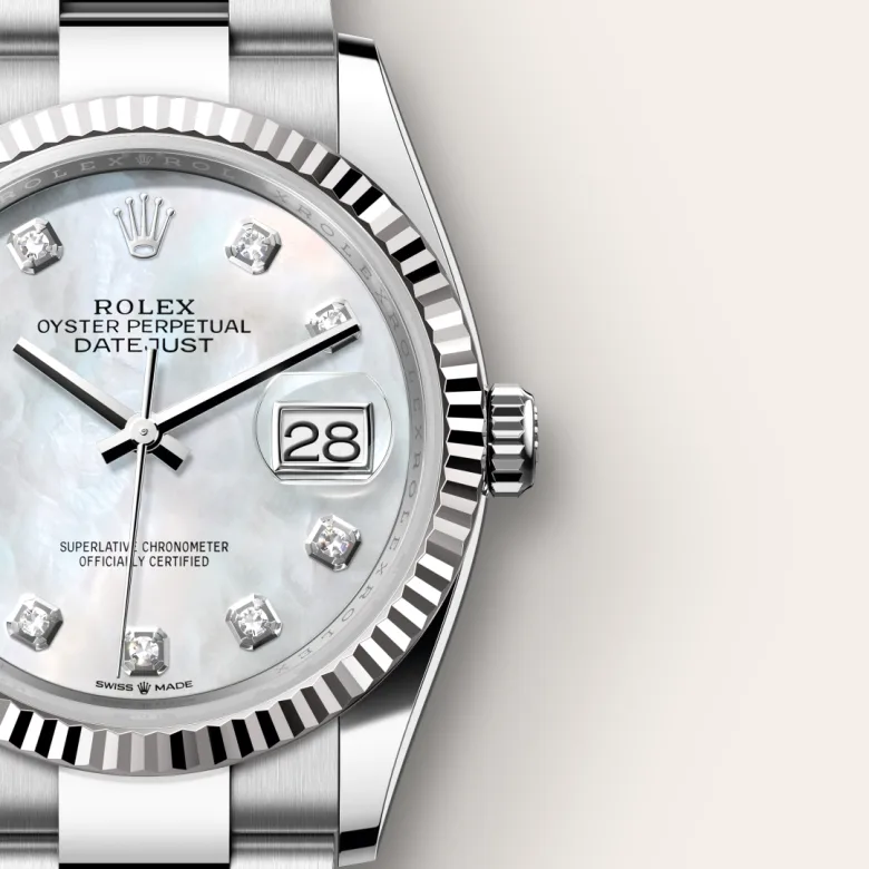 Rolex Datejust 36腕錶白色黃金鋼(蠔式鋼與白色黃金的組合)款,M126234-0020 - 永新鐘錶