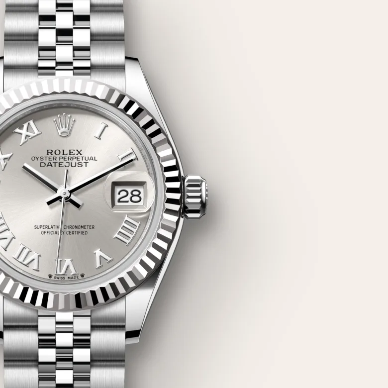 Rolex Lady-Datejust腕錶白色黃金鋼(蠔式鋼與白色黃金的組合)款,M279174-0007 - 永新鐘錶