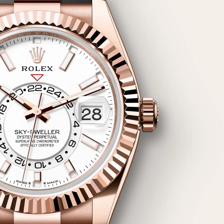 Rolex Sky-Dweller腕錶18K永恒玫瑰金款，M336235-0003 - 永新鐘錶