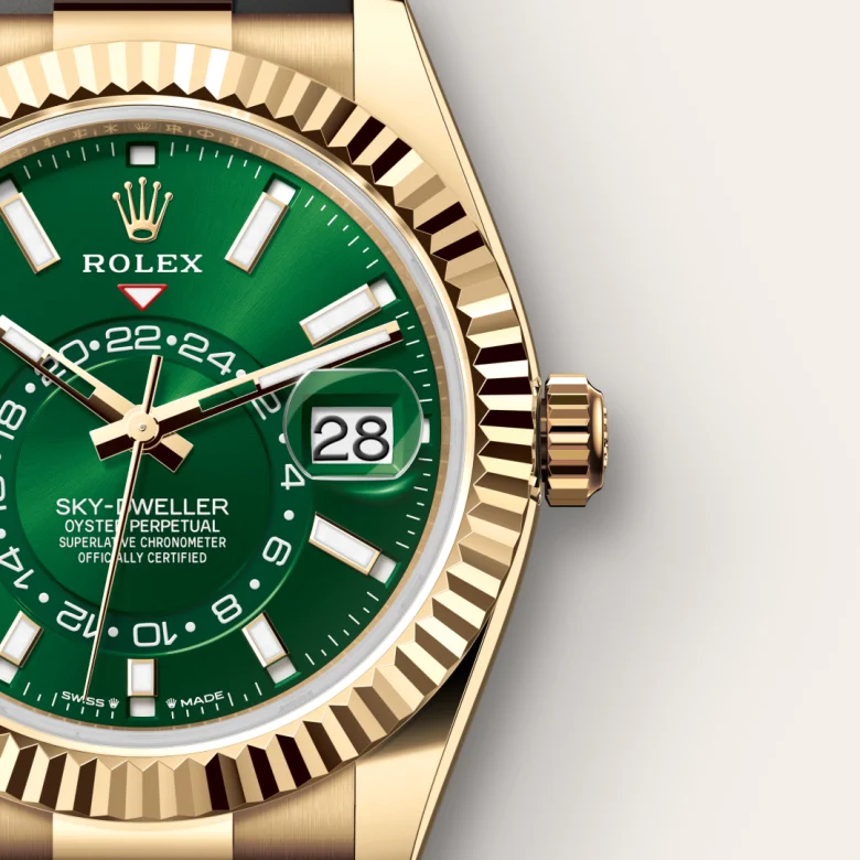 Rolex Sky-Dweller腕錶18K黃金款，M336238-0004 - 永新鐘錶