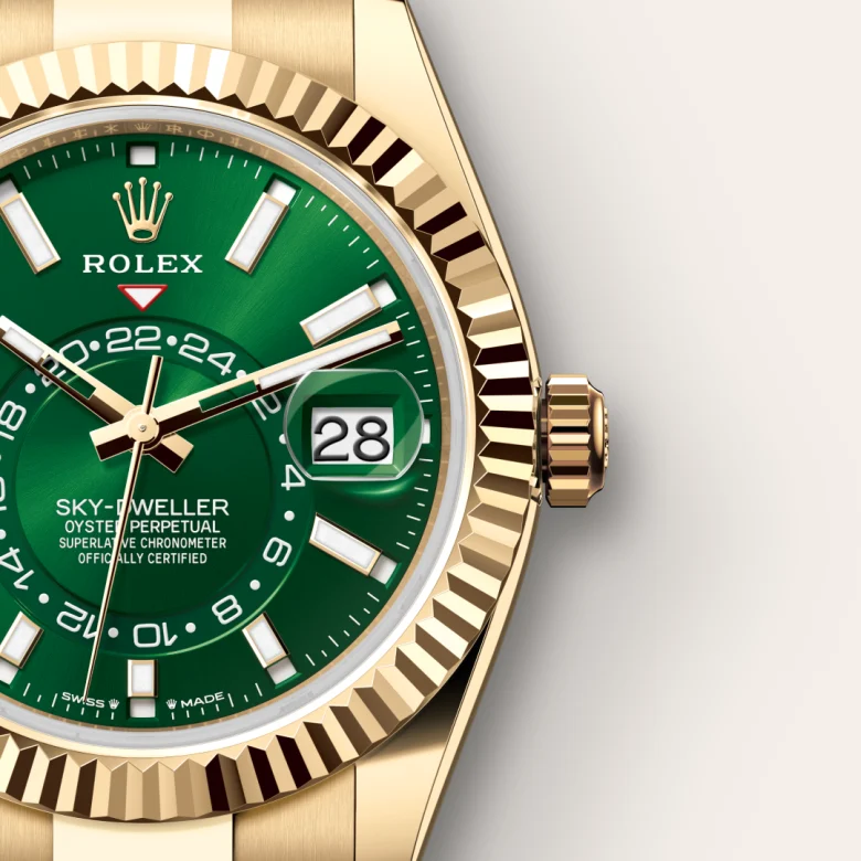 Rolex Sky-Dweller腕錶18K黃金款，M336938-0007 - 永新鐘錶