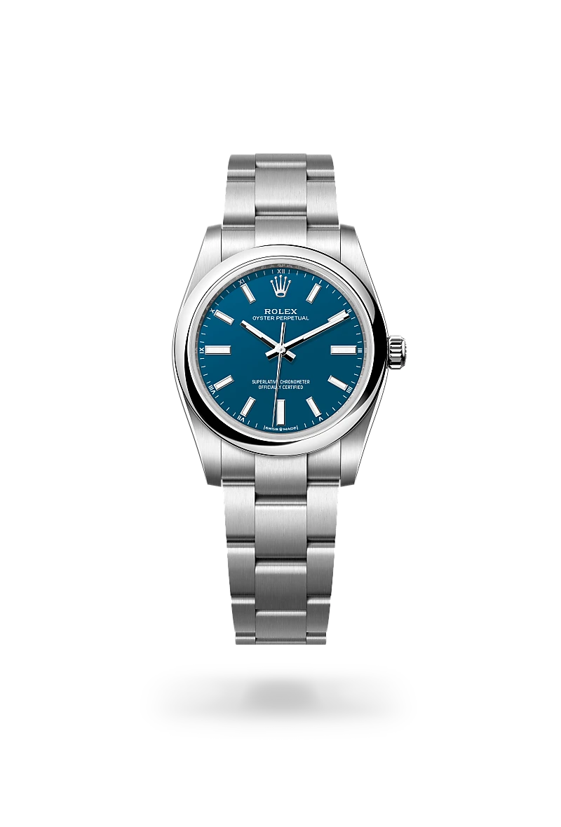 Rolex Oyster Perpetual 34腕錶蠔式鋼款，M124200-0011 - 永新鐘錶