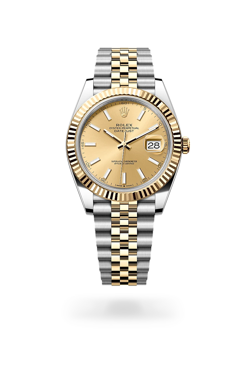 Rolex Datejust 41腕錶黃金鋼（蠔式鋼與黃金的組合）款，M126333-0010 - 永新鐘錶
