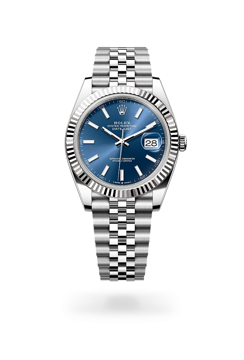 Rolex Datejust 41腕錶白色黃金鋼（蠔式鋼與白色黃金的組合）款，M126334-0002 - 永新鐘錶