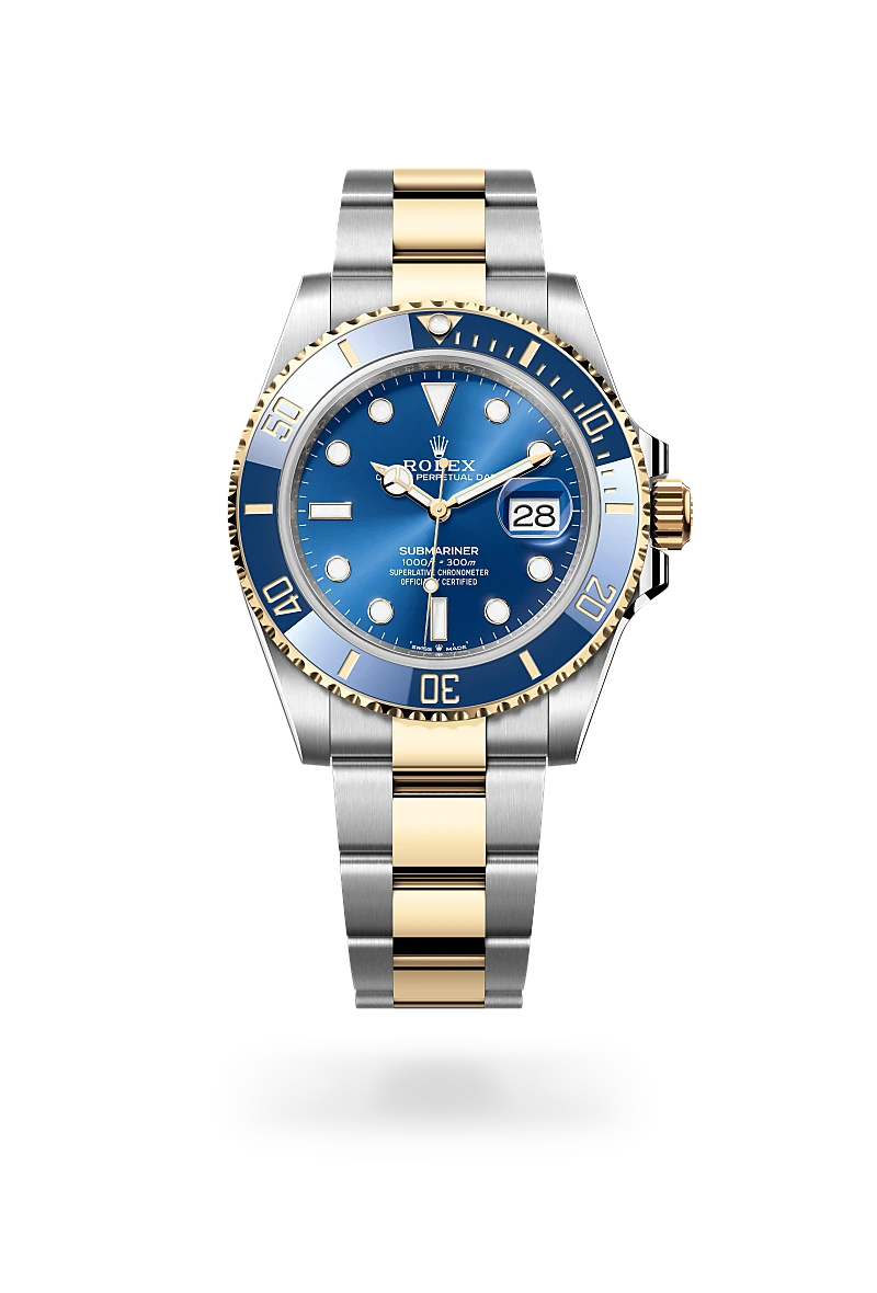 Rolex Submariner Date腕錶黃金鋼（蠔式鋼與黃金的組合）款，M126613LB-0002 - 永新鐘錶