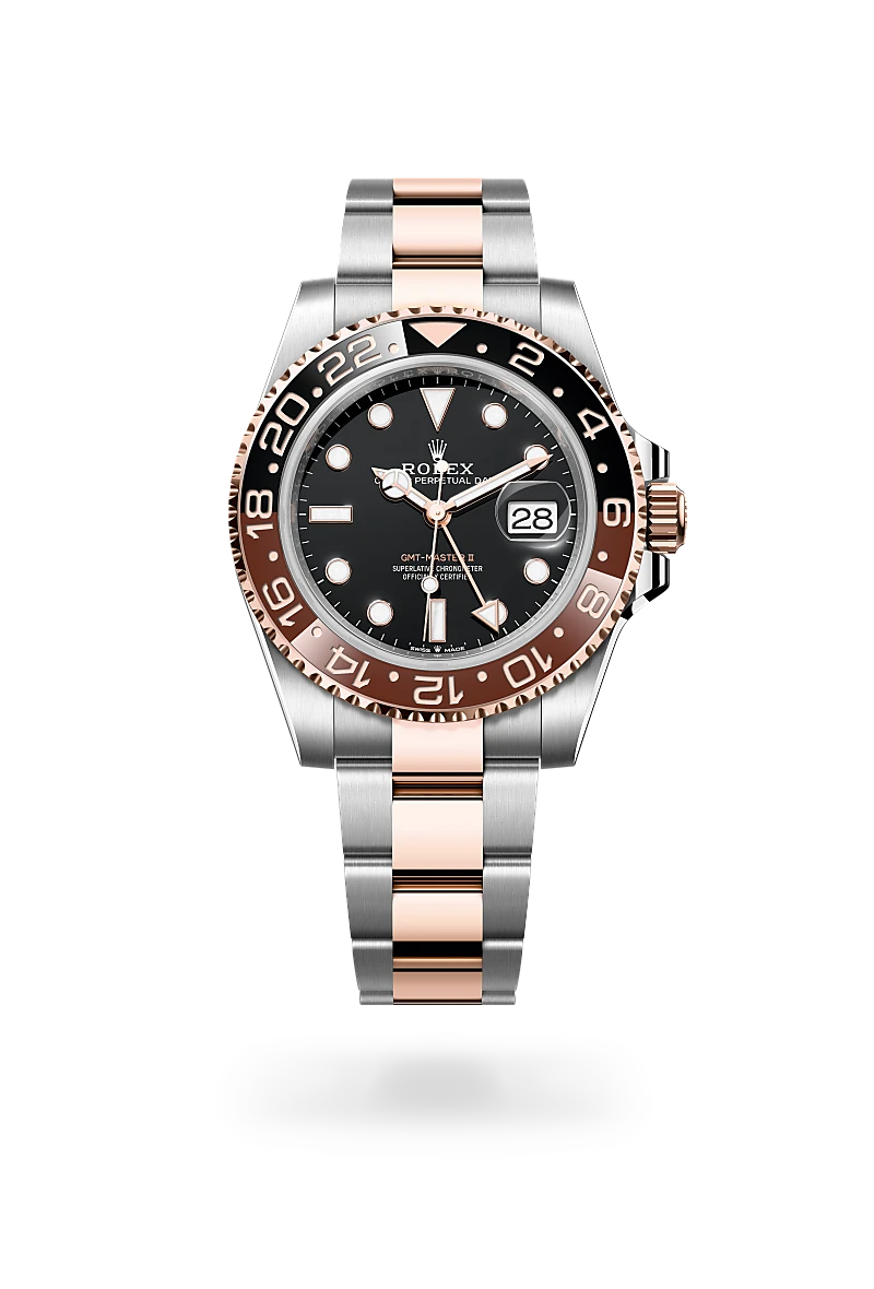 Rolex GMT-Master II 腕錶 蠔式，40毫米，永恒玫瑰金及蠔式鋼，M126711CHNR-0002 - 永新鐘錶