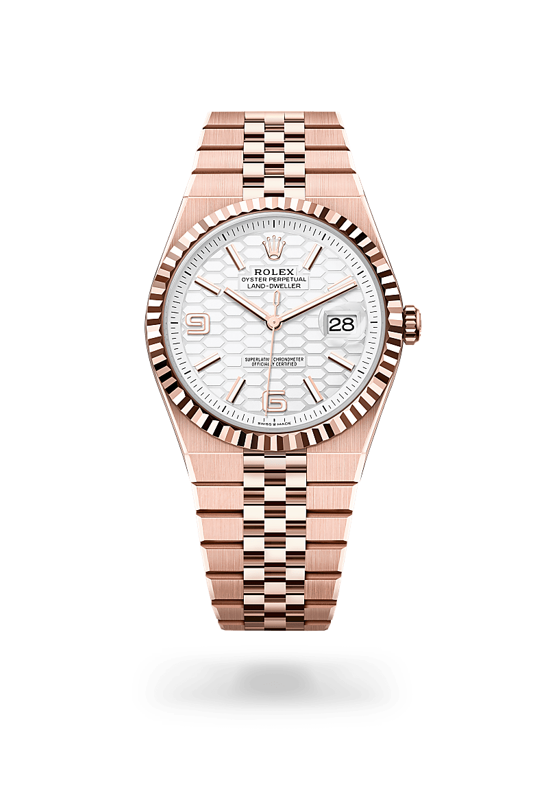 Rolex Land-Dweller 40腕錶18K永恒玫瑰金款，M127335-0001 - 永新鐘錶