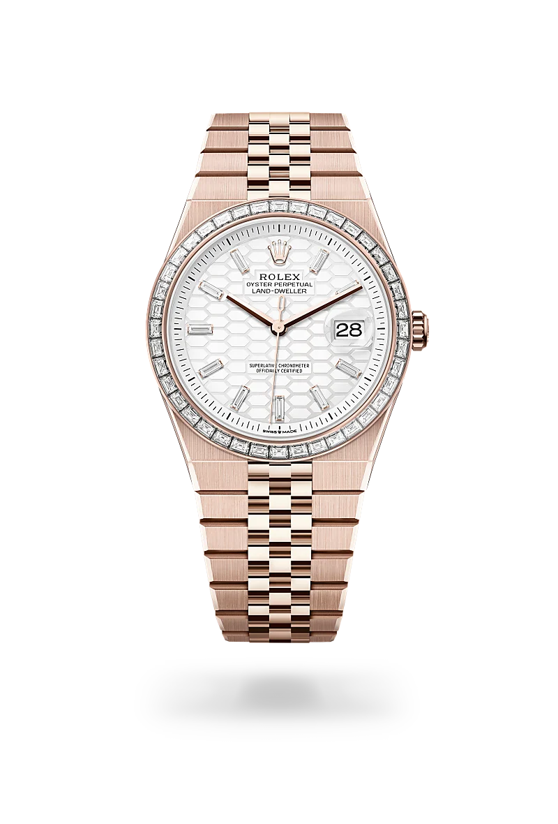 Rolex Land-Dweller 40腕錶18K永恒玫瑰金款，M127385TBR-0003 - 永新鐘錶