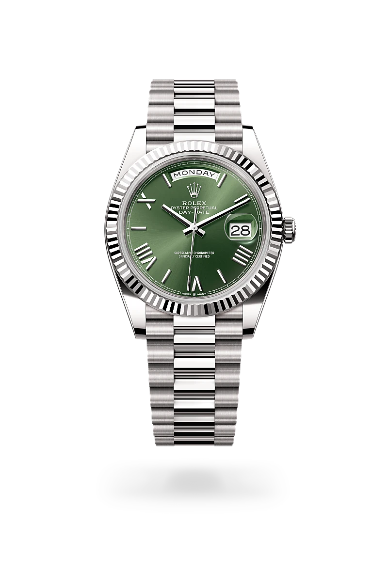 Rolex Day-Date 40腕錶18K白色黃金款，M228239-0033 - 永新鐘錶