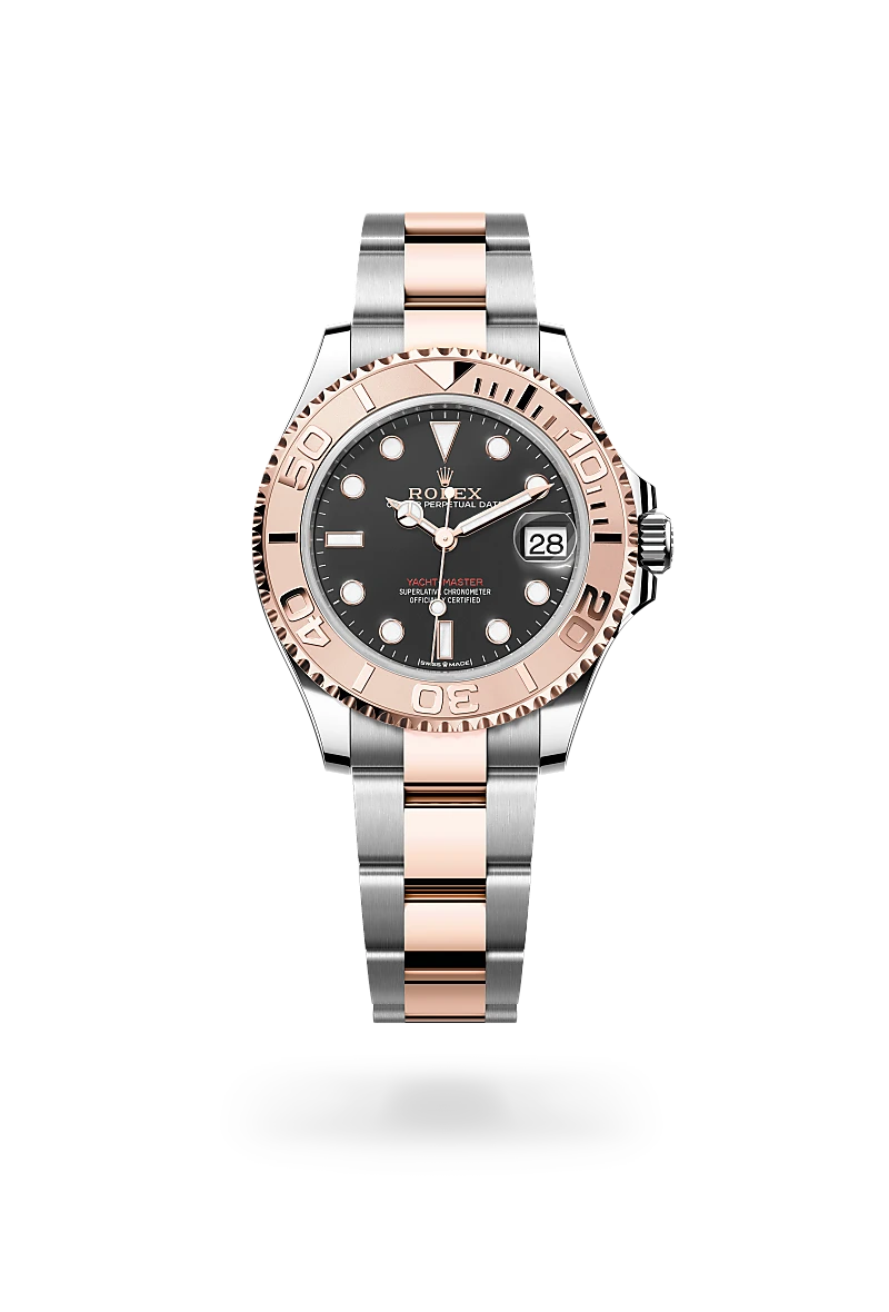 Rolex Yacht-Master 37腕錶永恒玫瑰金鋼（蠔式鋼與永恒玫瑰金的組合）款，M268621-0004 - 永新鐘錶