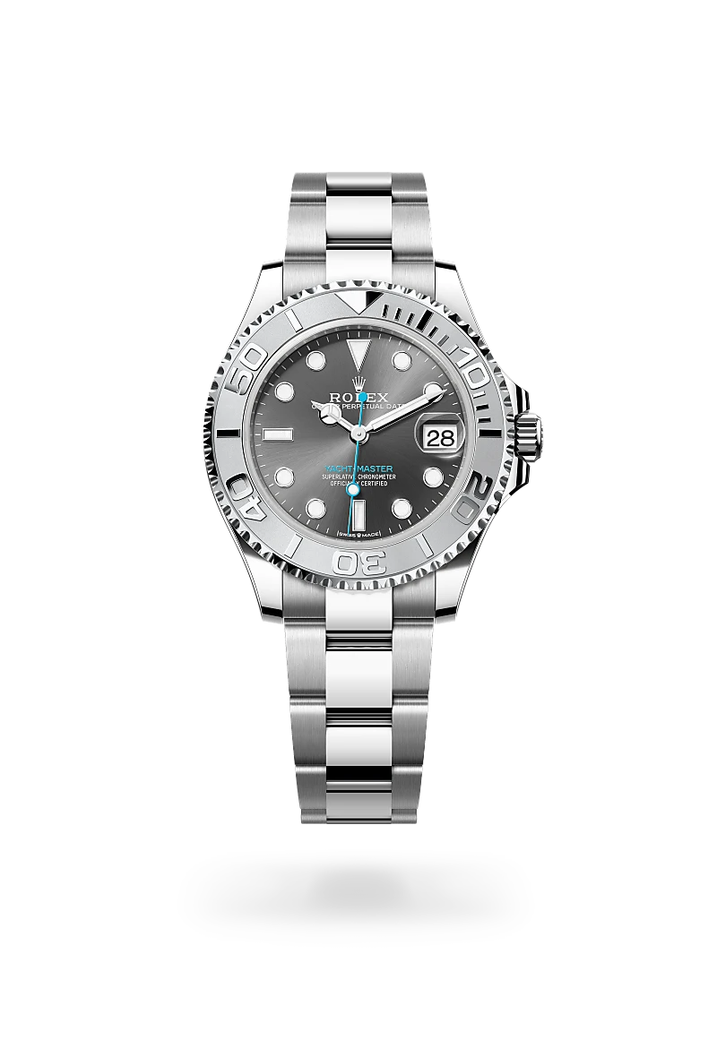 Rolex Yacht-Master 37腕錶鉑金鋼（蠔式鋼與鉑金的組合）款，M268622-0002 - 永新鐘錶
