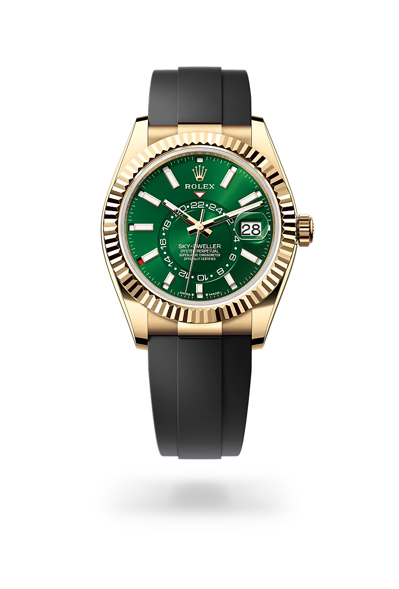 Rolex Sky-Dweller腕錶18K黃金款，M336238-0004 - 永新鐘錶