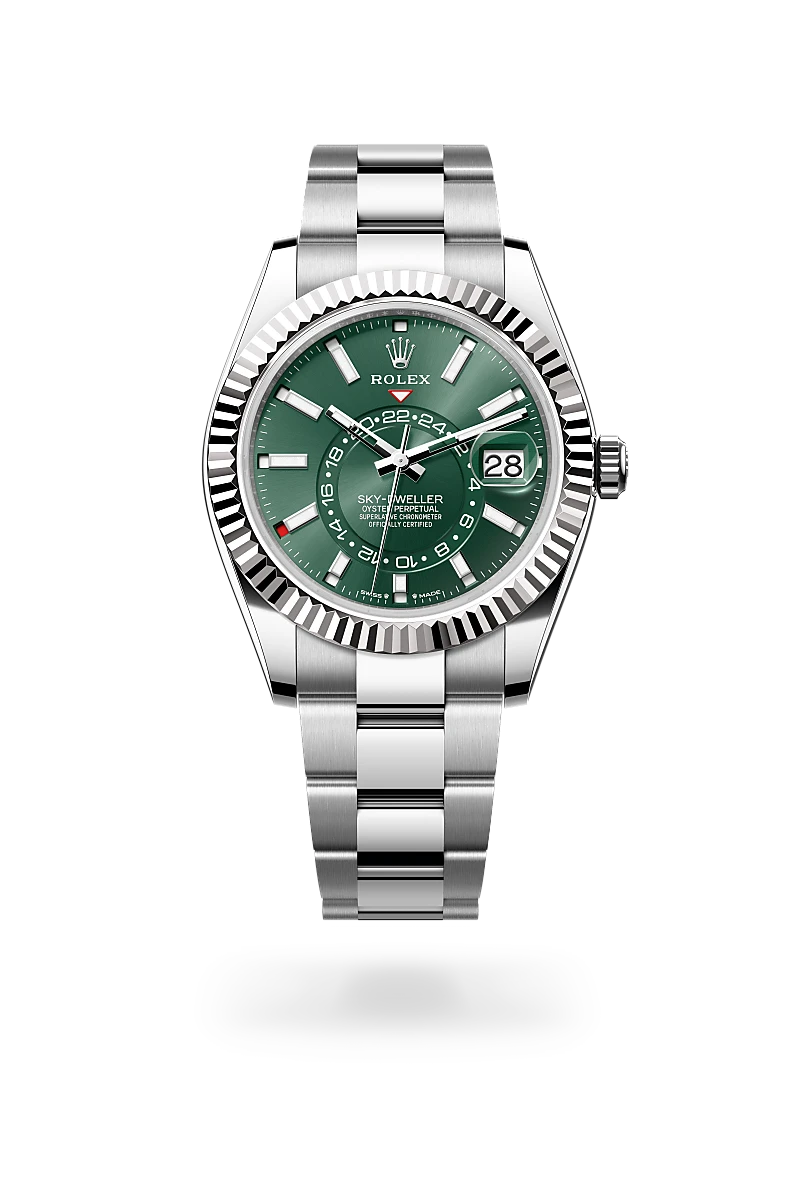 Rolex Sky-Dweller 腕錶 蠔式，42毫米，白色黃金及蠔式鋼，M336934-0001 - 永新鐘錶