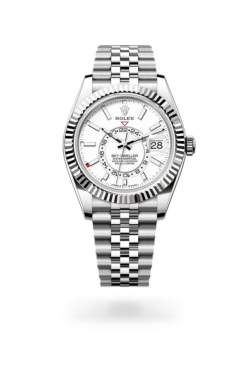 Rolex Sky-Dweller腕錶白色黃金鋼（蠔式鋼與白色黃金的組合）款，M336934-0004 - 永新鐘錶