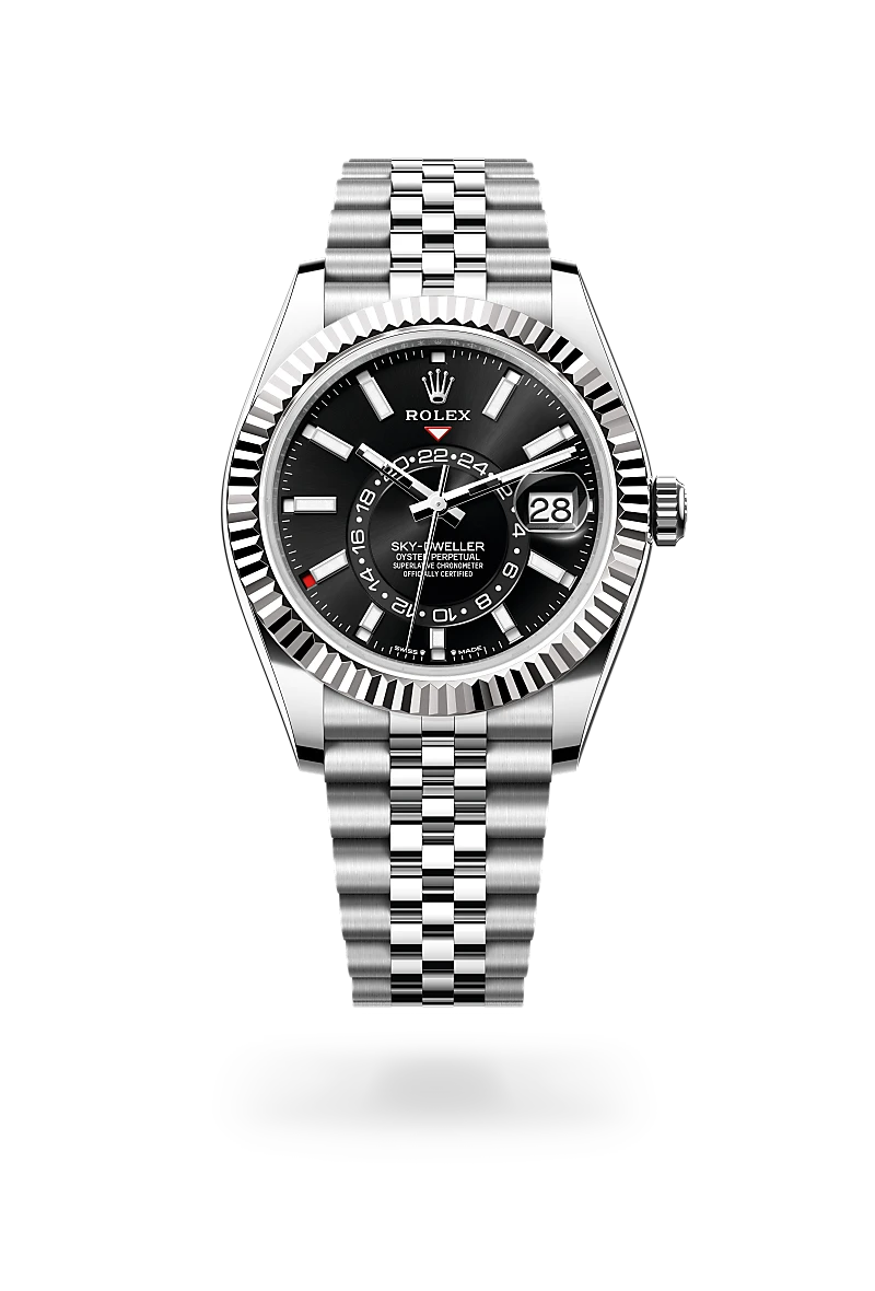 Rolex Sky-Dweller腕錶白色黃金鋼（蠔式鋼與白色黃金的組合）款，M336934-0008 - 永新鐘錶